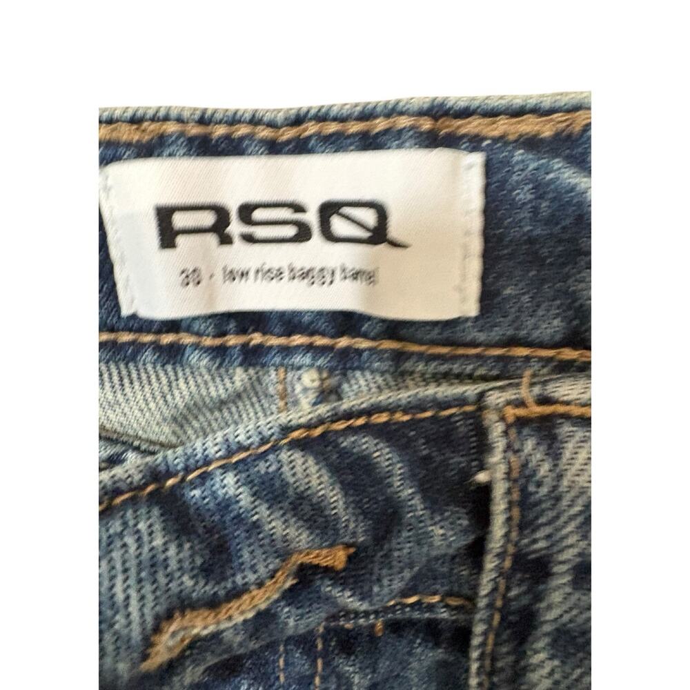 RSQ 2000s Baggy Wide Leg Skate Jeans Mens 30x29 Hip Hop Streetwear Grunge - Picture 4 of 4